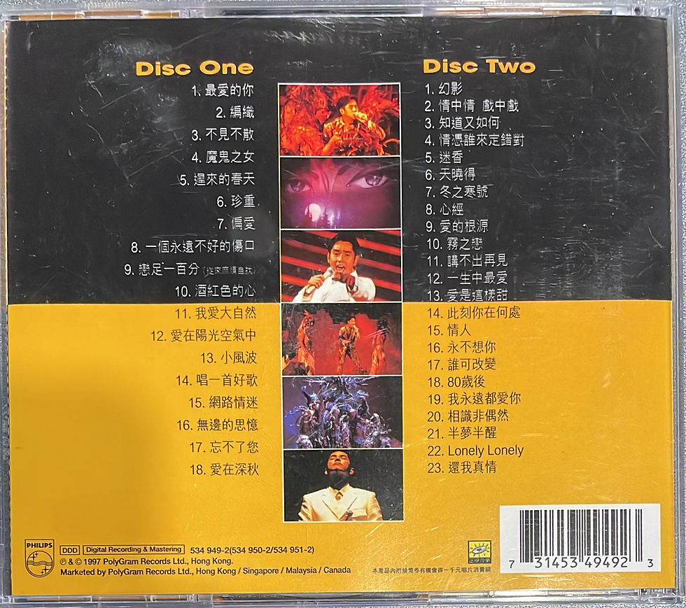縮圖：譚詠麟  - 97金曲回歸演唱會 (2CD)