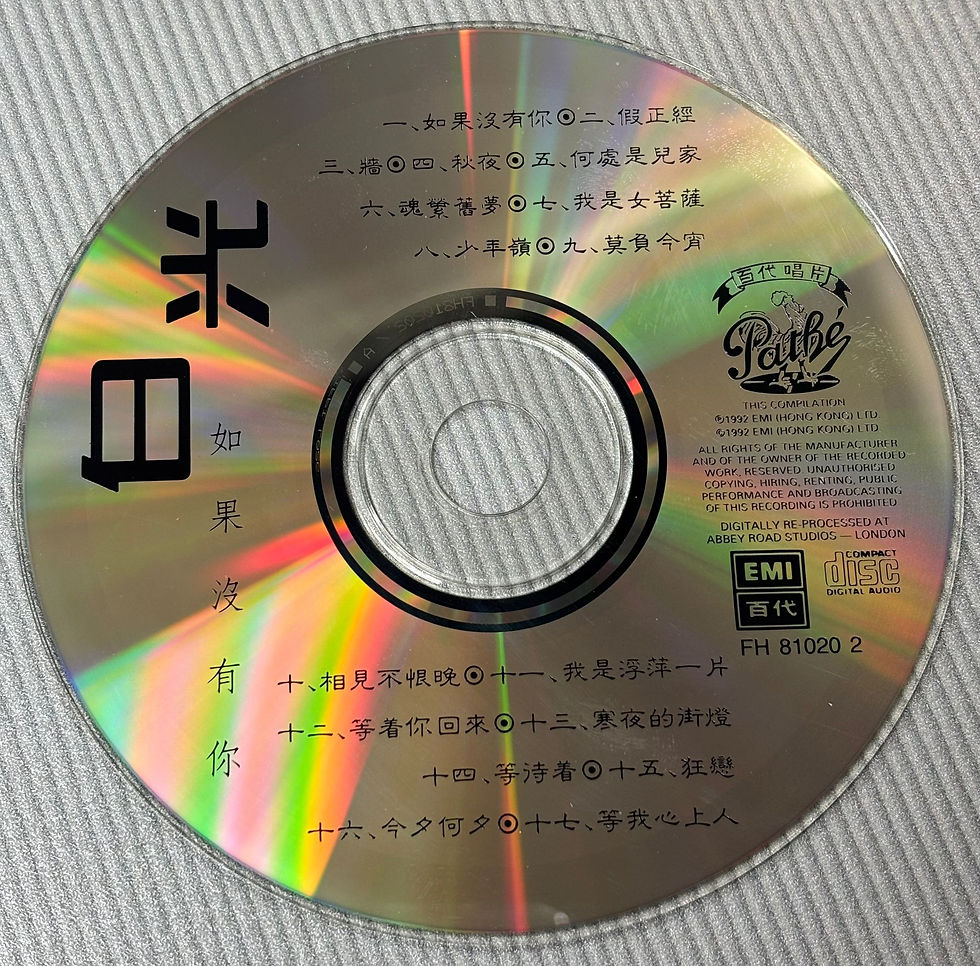 縮圖：白光 - 百代中國時代曲名典20 - 白光．如果没有你