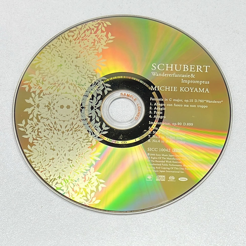 Thumbnail: KOYAMA MICHIE - SCHUBERT:  WANDERERFANTASIE & IMPROMPTUS (SACD)