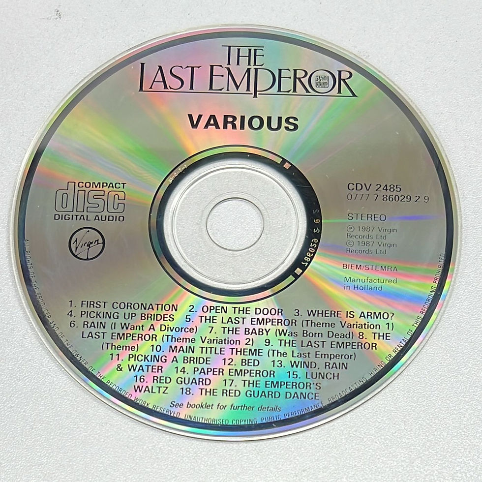 Thumbnail: Ryuichi Sakamoto / David Byrne /Cong SU - The Last Emperor (Made In Holland))