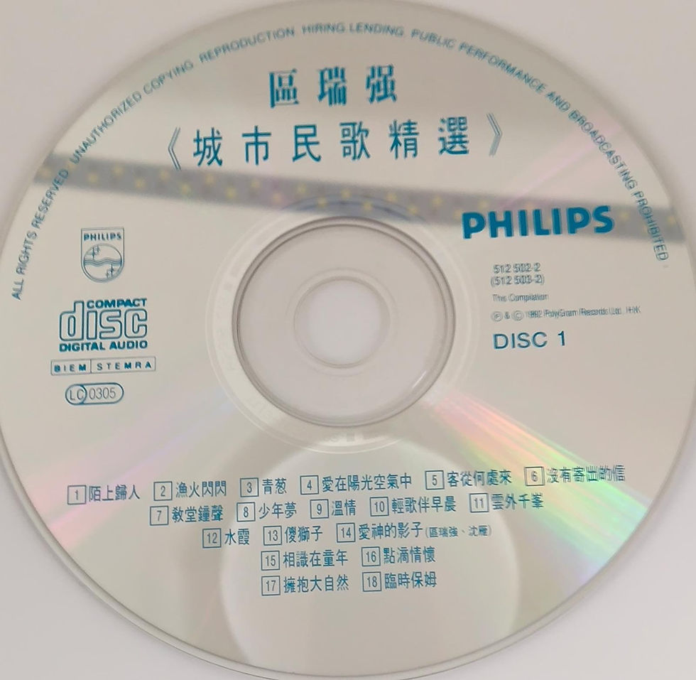 縮圖：區瑞強 - 城市民歌精選 (2CD)