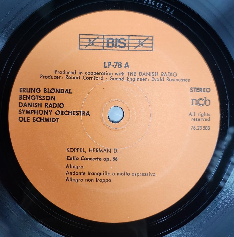 縮圖：Erling Blondal Bengtsson Performs Herman Koppel: Cello Concerto