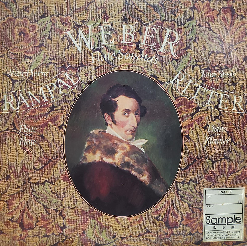 Weber - Jean-Pierre Rampal, John Steele Ritter – Flute Sonatas