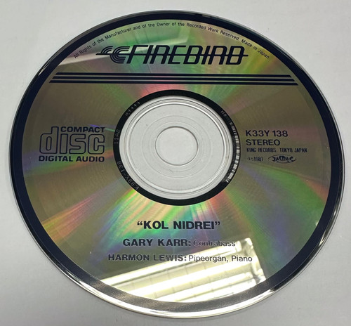 Gary Karr – Kol Nidrei | cdhkonline.com