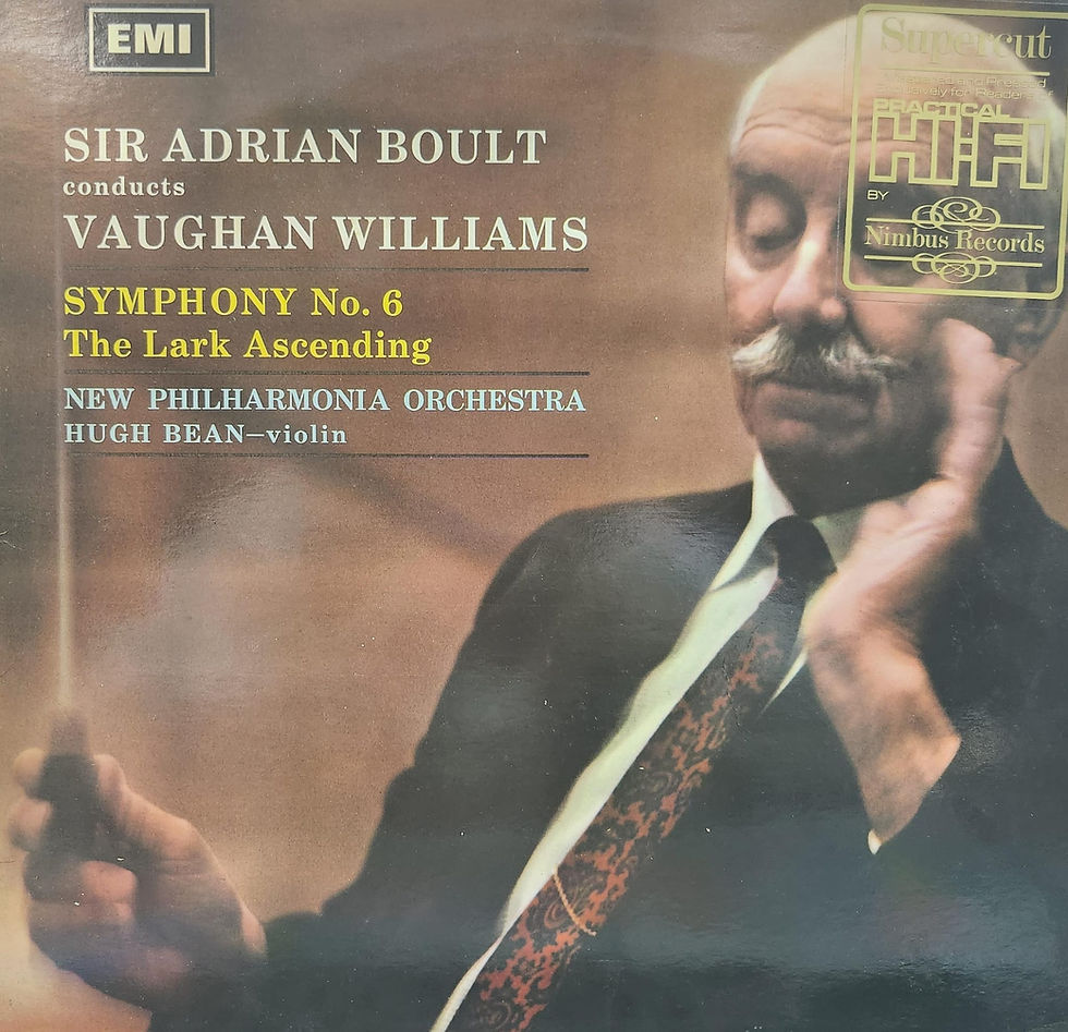 Sir Adrian Boult conducts Vaughan Williams – Symphony No. 6, The Lark Ascending