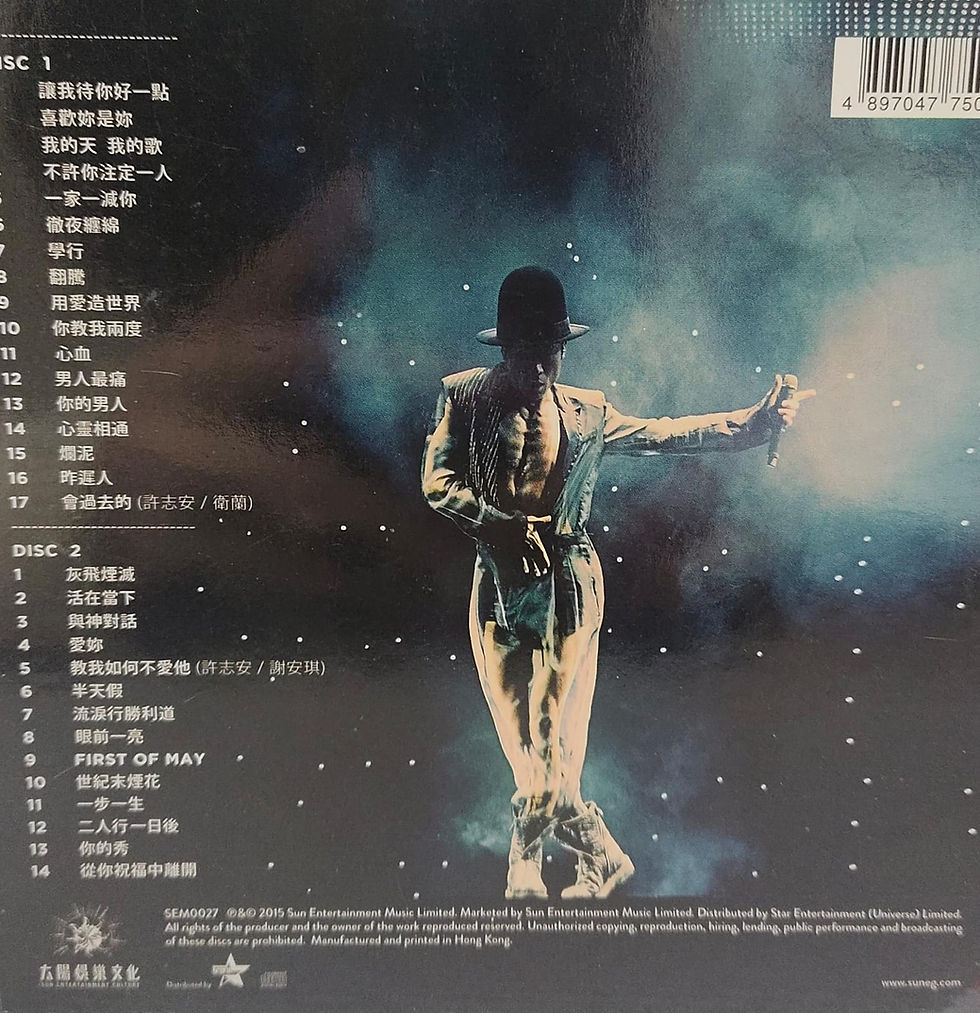 縮圖：許志安– Come on 演唱會2015 (2CD)