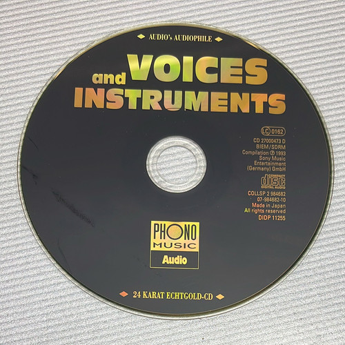 Various – Voices And Instruments (24K金碟 / Audiophile