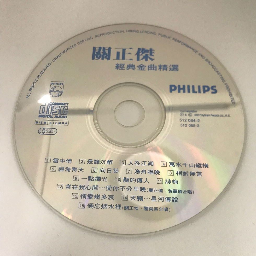 縮圖：關正傑 - 經典金曲精選 (2 CD/T113 01/T113 02)