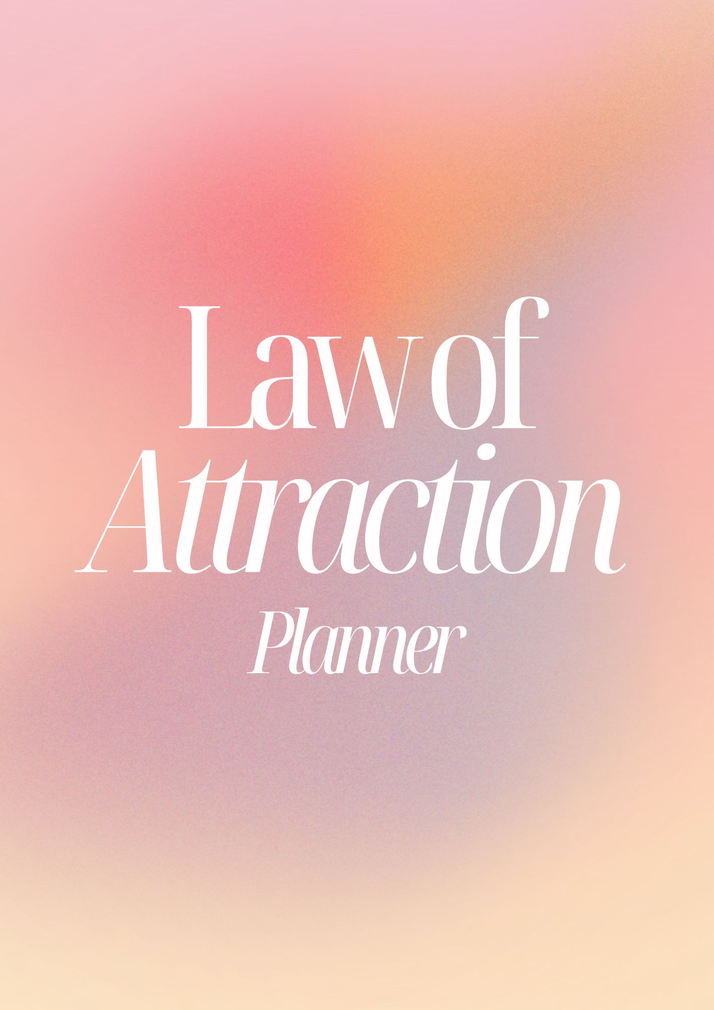 Law of Attraction Planner