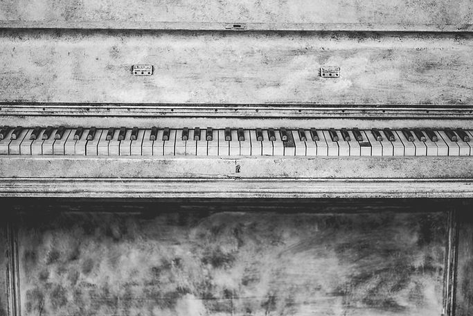Vintage Piano Keys