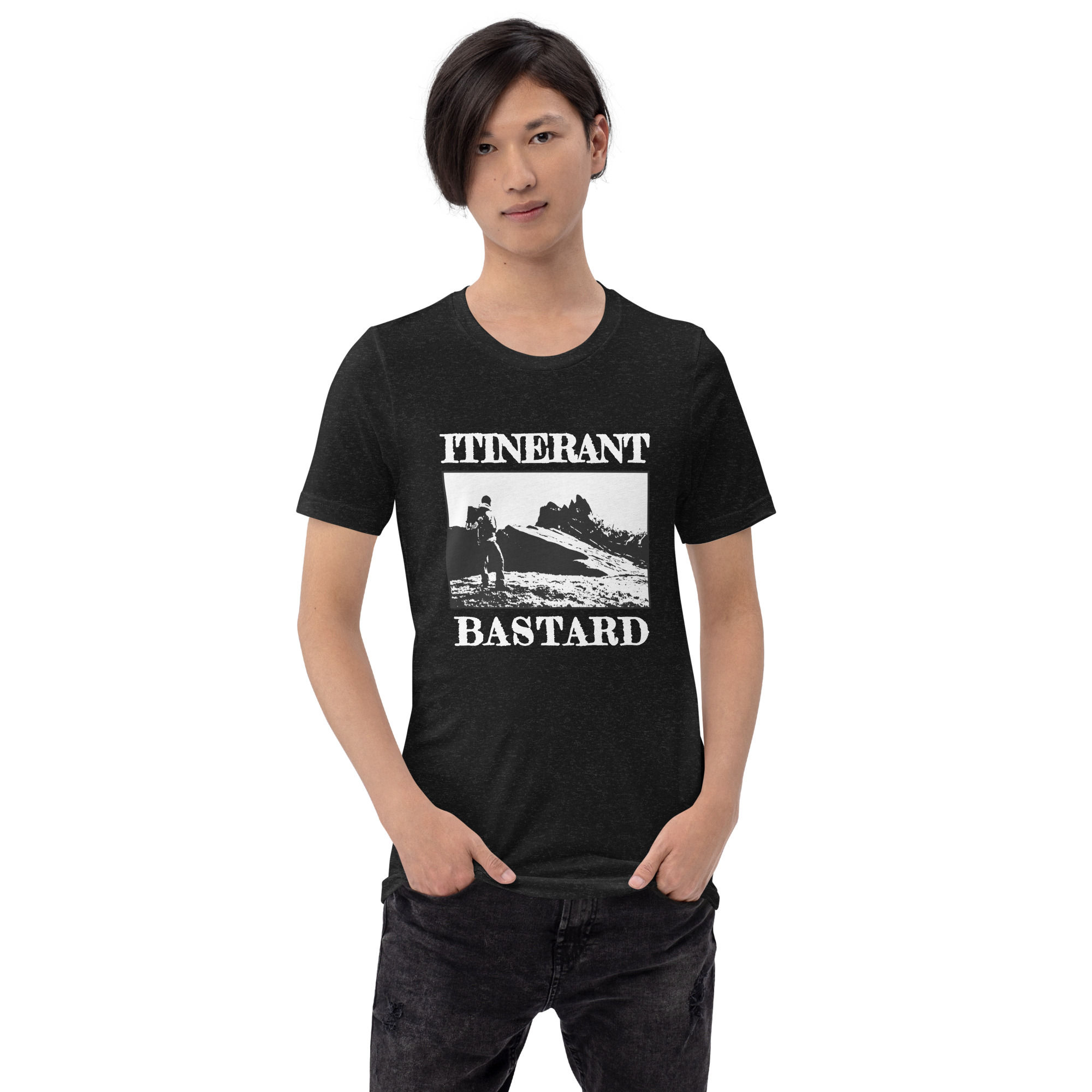 Short Sleeve 100% Cotton T-shirt (Unisex) - Itinerant Bastard