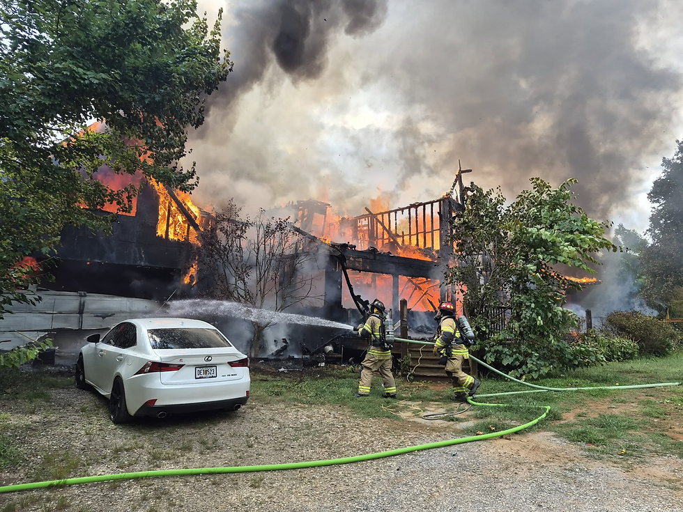 Structure Fire Destroys Large Home on Grace Mountain Road in Union County