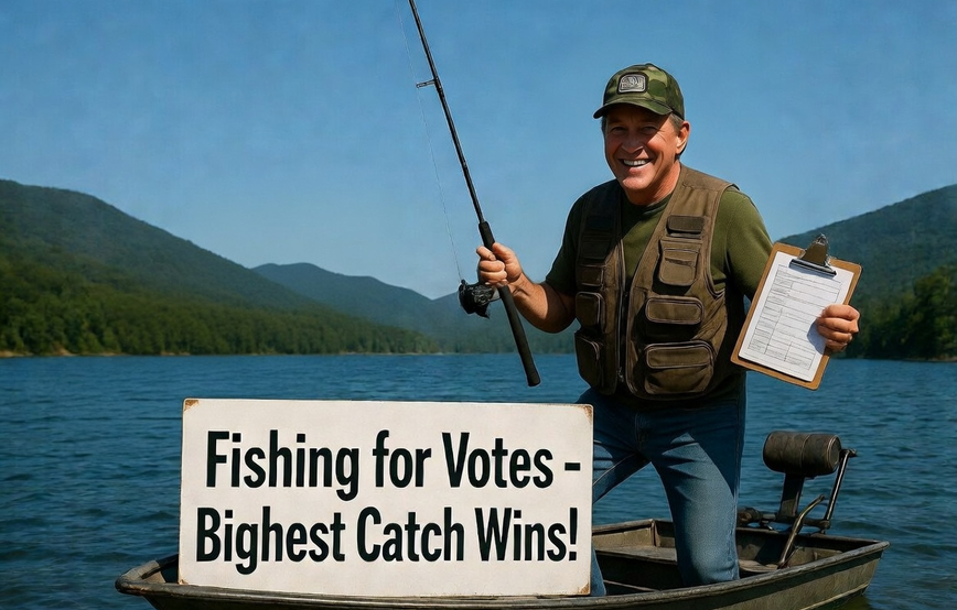 Fishing for Votes: Clay County Activist Pushes to Replace Elections with Lake Chatuge Bass Tournament