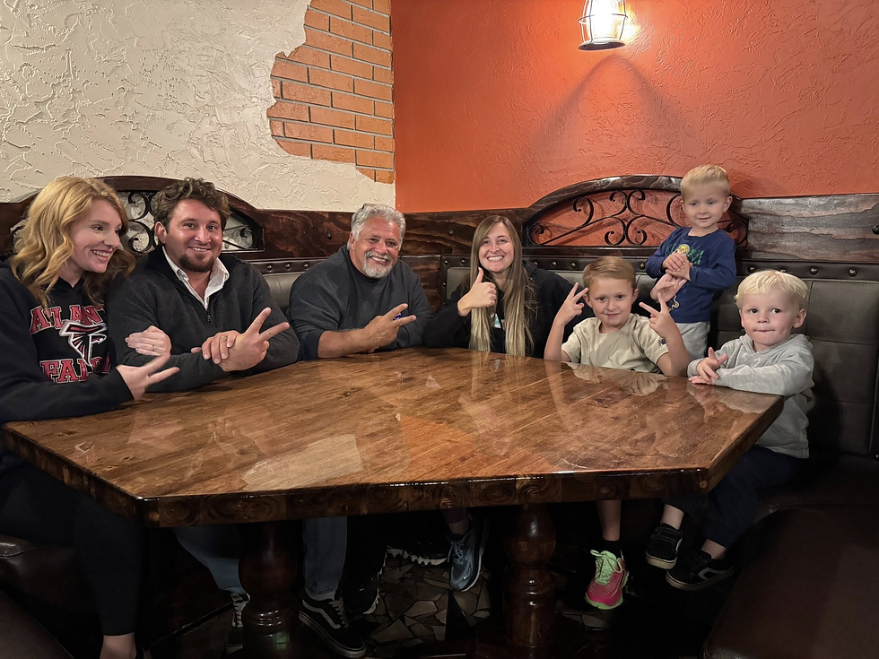 Newly re-elected Mayor James Reid shared this photo on social media of his celebration with his family.