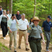 Governor Stein Celebrates Earth Day at Eno River Park