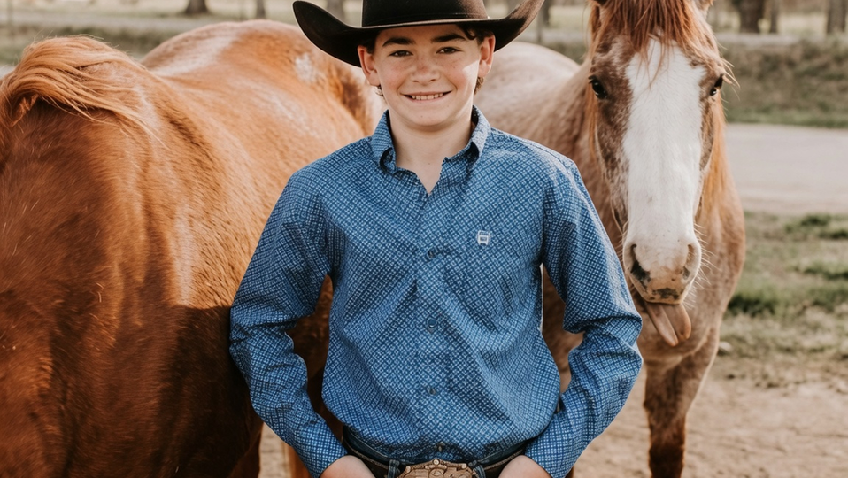 Clay County’s Bronc Woody Rides for Glory at National Junior High Finals Rodeo