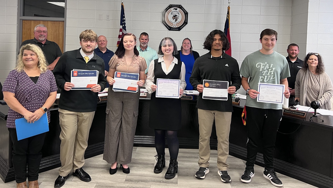 Clay County Board of Education Recognizes Student Achievement, Honors Teacher of the Year
