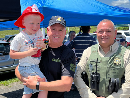 Cherokee County Sheriff's Office Participates in Peachtree Community Center Kids Summer Kickoff Event