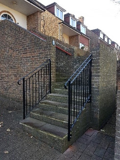 Bespoke double handrail and balustrade
