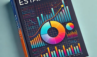 Estadística en portada de un libro