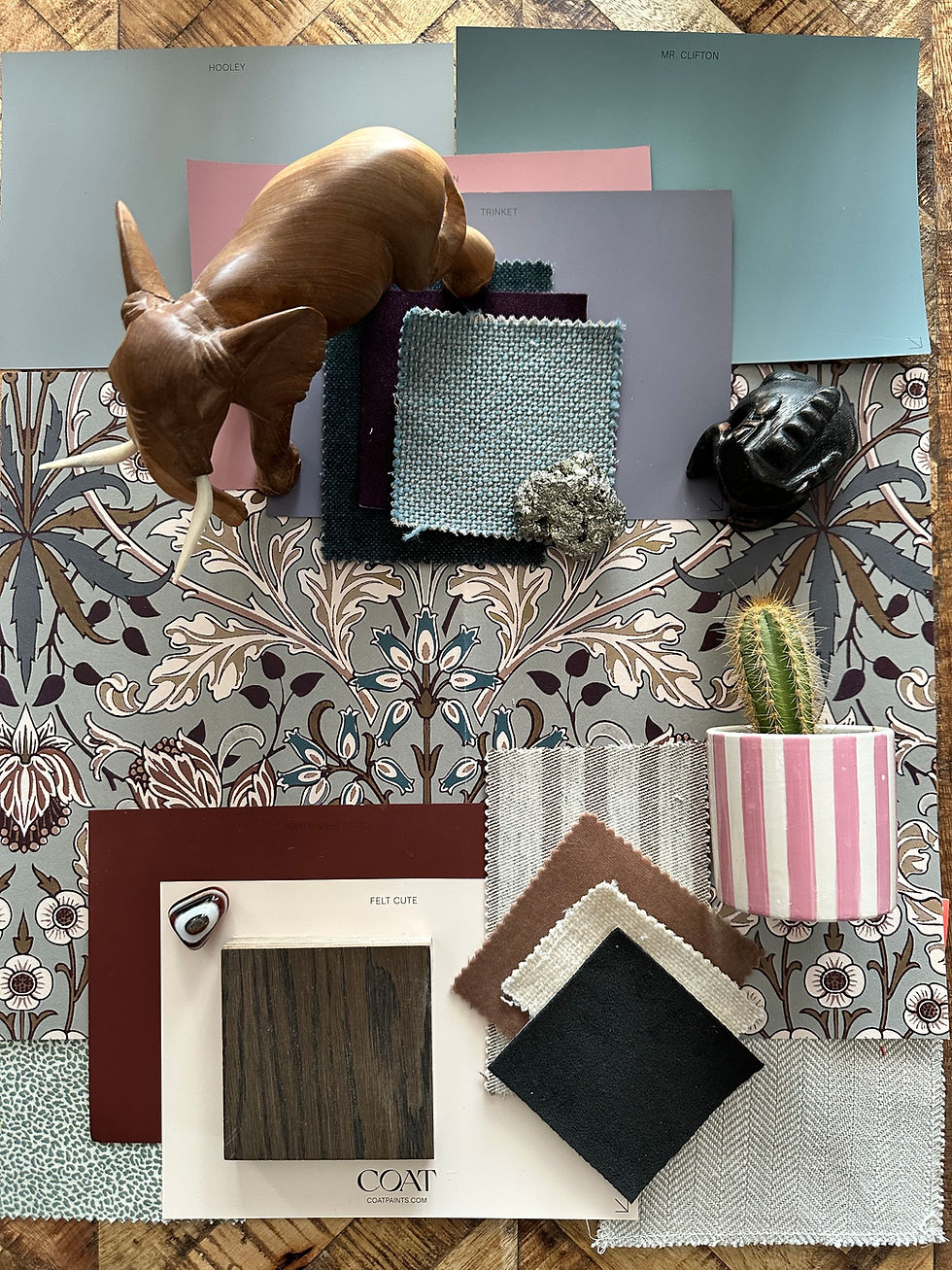 Mood board by Abigail Fleming, Ben the Hoose Interiors