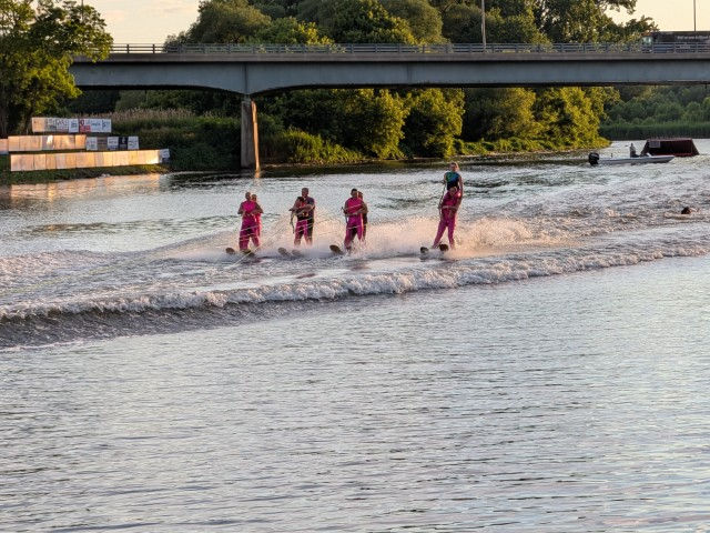 A free ski show at the Scotia Municipal Docks