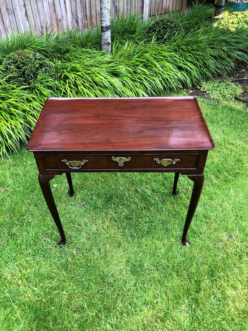 Thumbnail: George II Mahogany Tray Top Silver Table