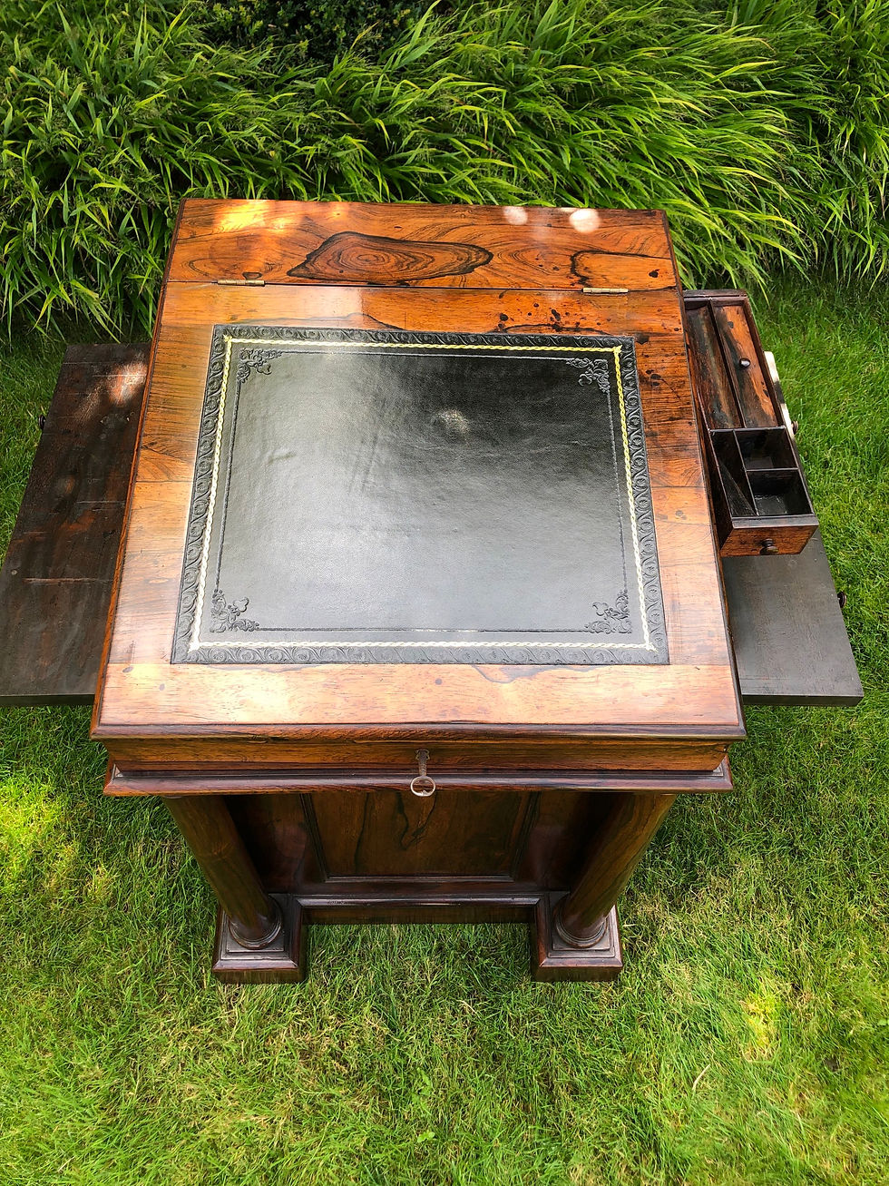 Thumbnail: Fully Restored Recency Rosewood Davenport Desk