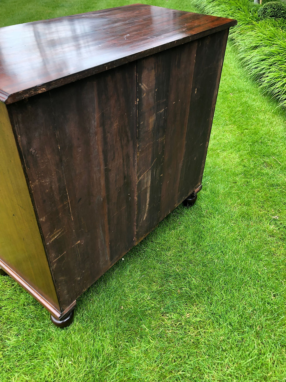 Thumbnail: Late Regency Mahogany Chest of Drawers 