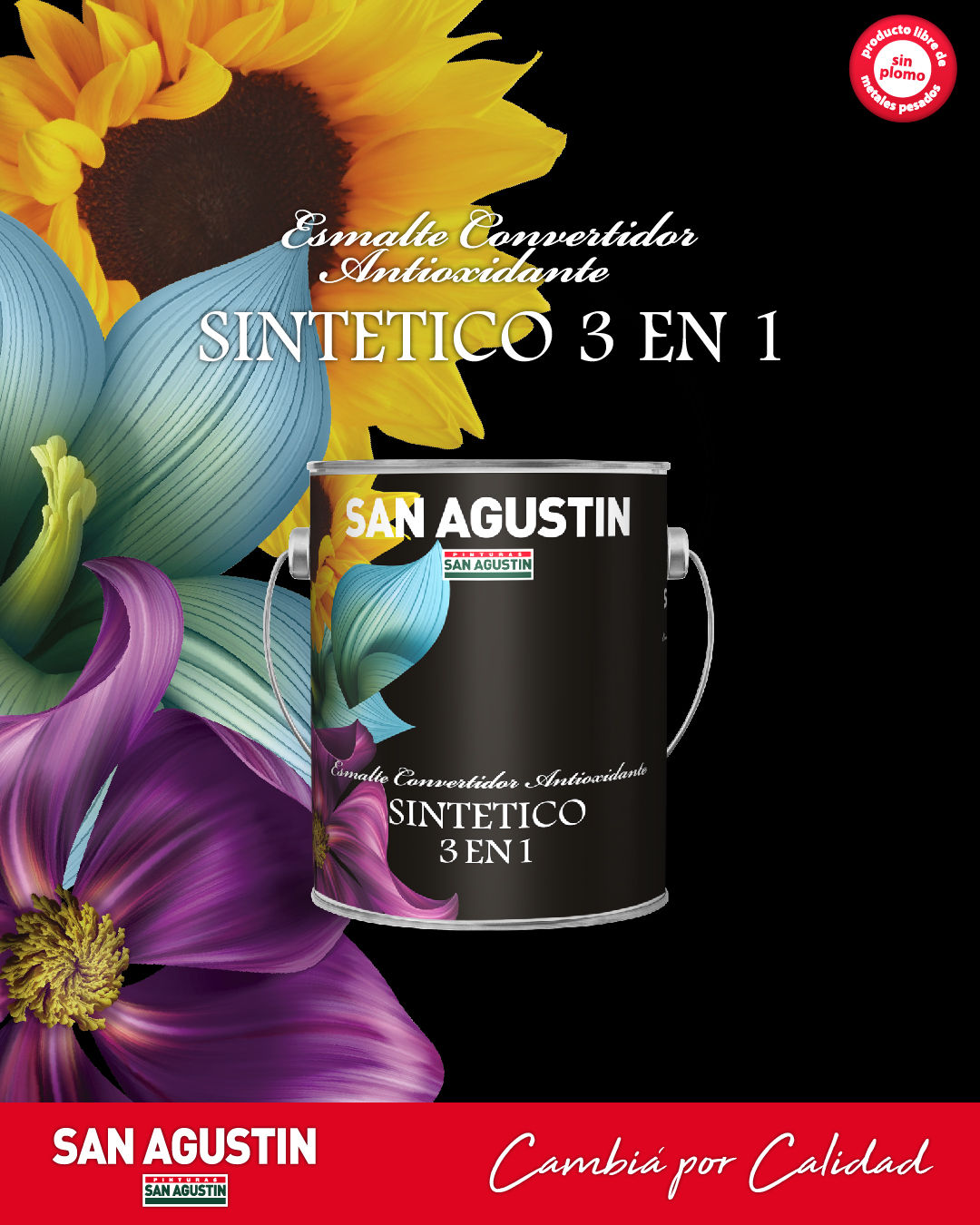 Esmalte Convertidor Antioxidante - Sintético 3 EN 1 20 L