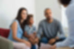 Parents and child in a medical consultation