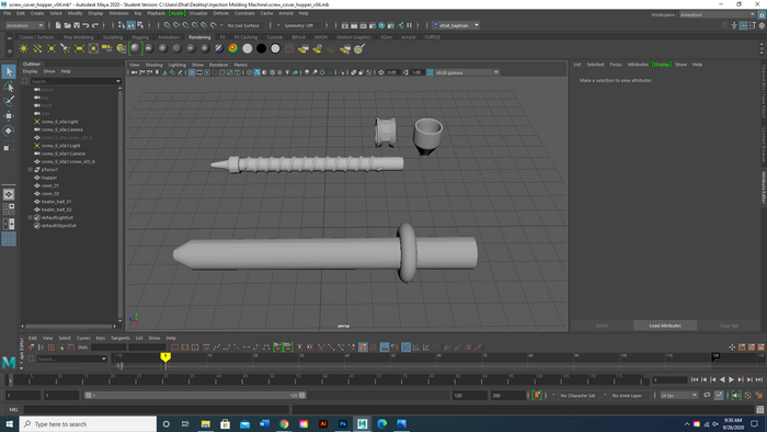 SOLIDWORKs injection molding machine process