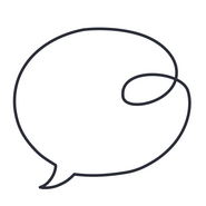 Minimalist light line art icon