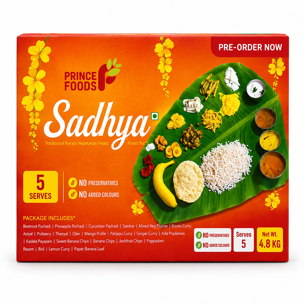 Onam Sadhya for 5 people