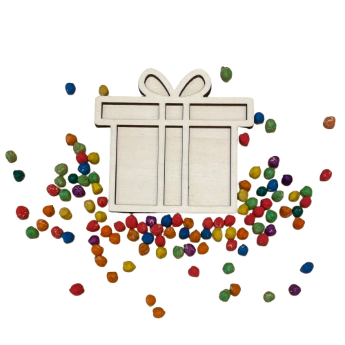 Versiervorm Cadeautje met vulling 