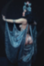 SAlly Marvel for HARLOW fantasy boudoir celestial goddess starfall burlesque photos