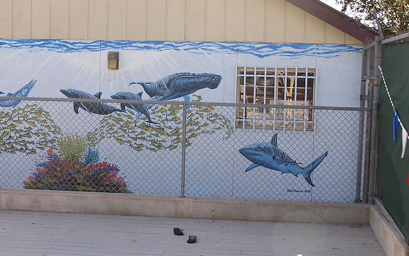 Pool Mural #3 Right Side Detail