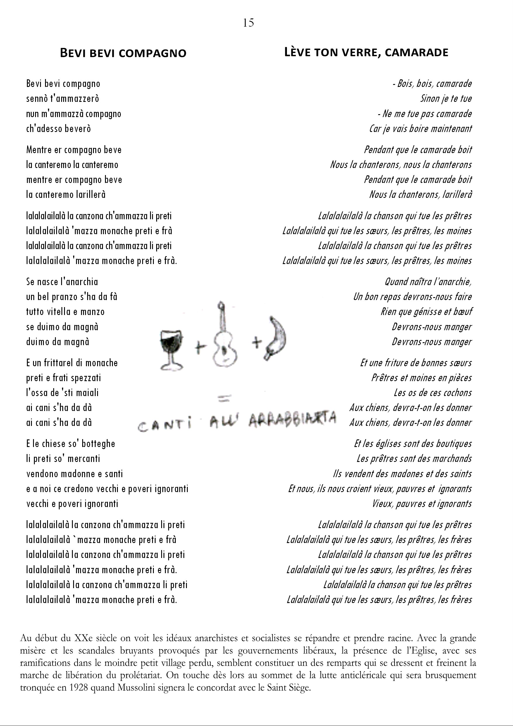 Carnet Canti All Arrabbiata