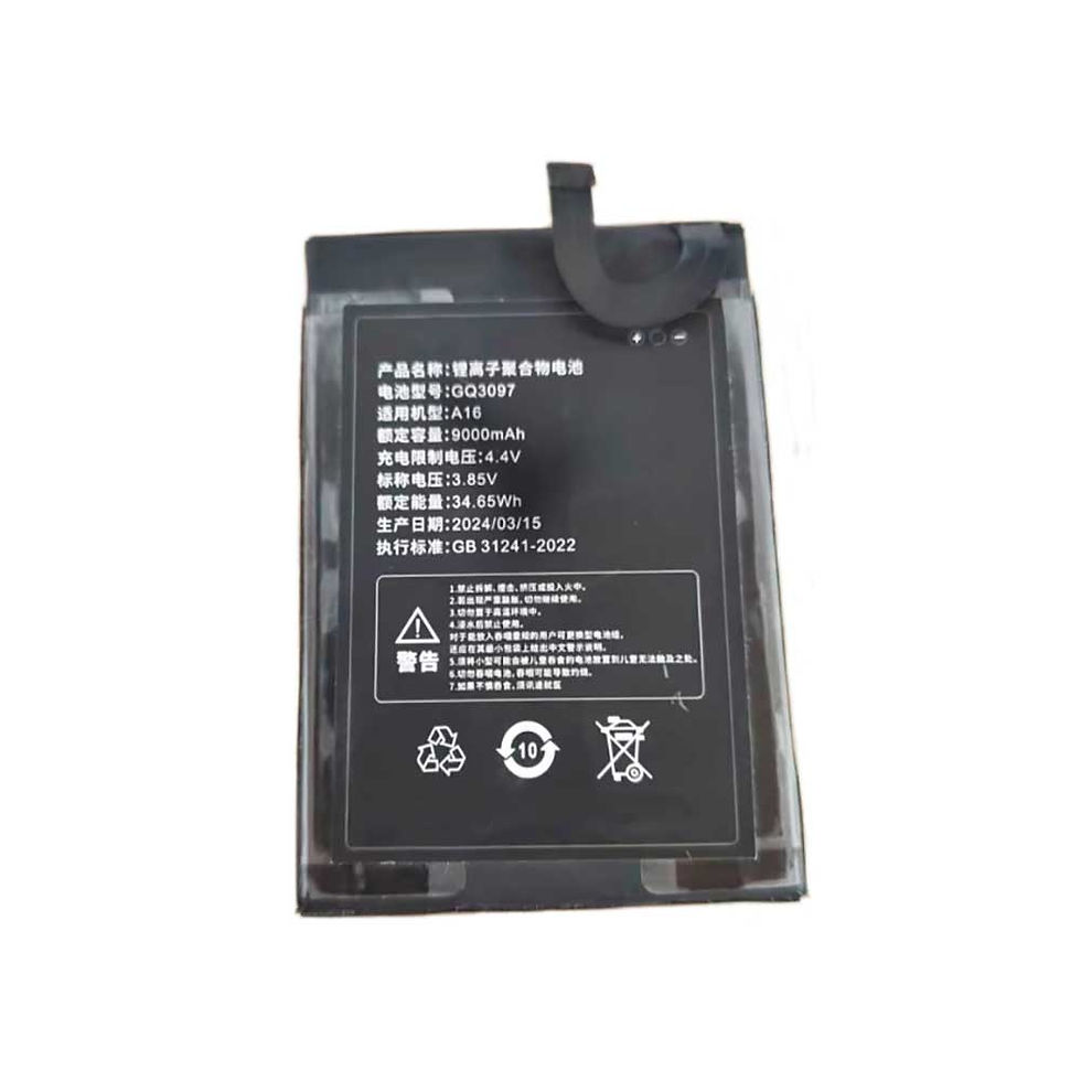 9000mAh Ulefone GQ3097 Batteria per Ulefone A16