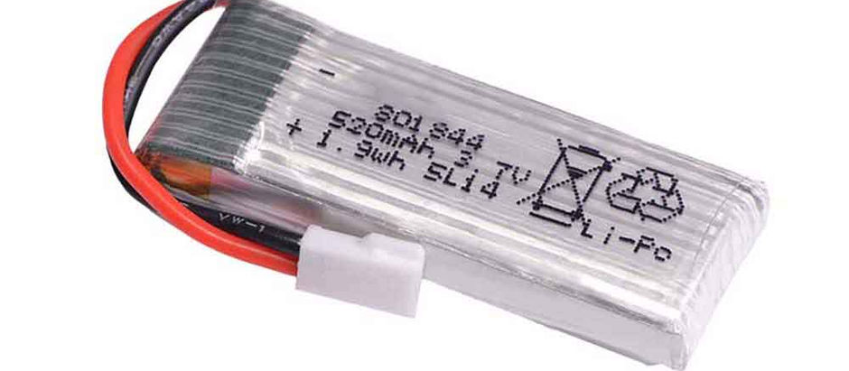 520mAh Hubsan 801844 Batería para Drones para Hubsan H107P