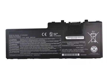 2600mAh Panasonic CF-VZSU0QW Batteria per Panasonic Toughpad FZ-A2 CF-20