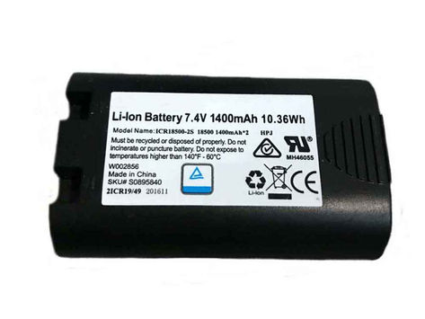 1400mAh ICR18500-2S Replacement Battery for Dymo Rhino 5200