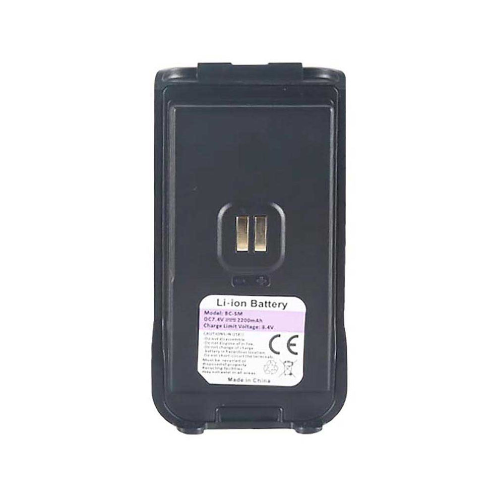 2200mAh Baofeng BC-5M Batteria per Baofeng BF-UV5R Mini