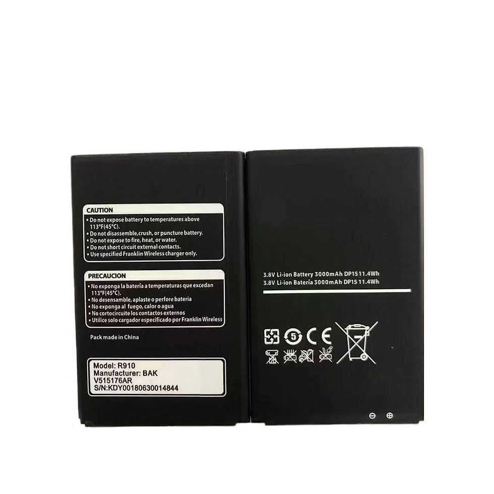 3000mAh R910 Replacement Battery for Franklin Wireless WiFi R910