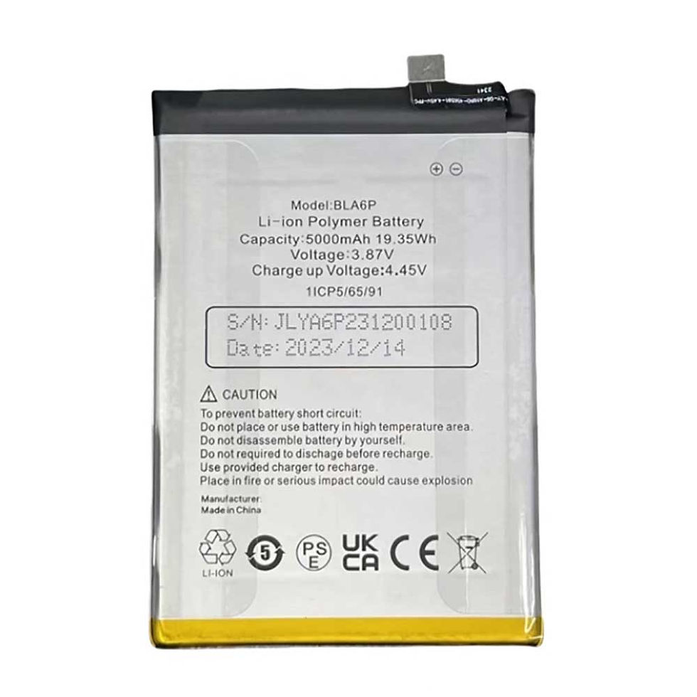 5000mAh/19.35Wh Umidigi BLA6P Batteria per Umidigi BLA6P