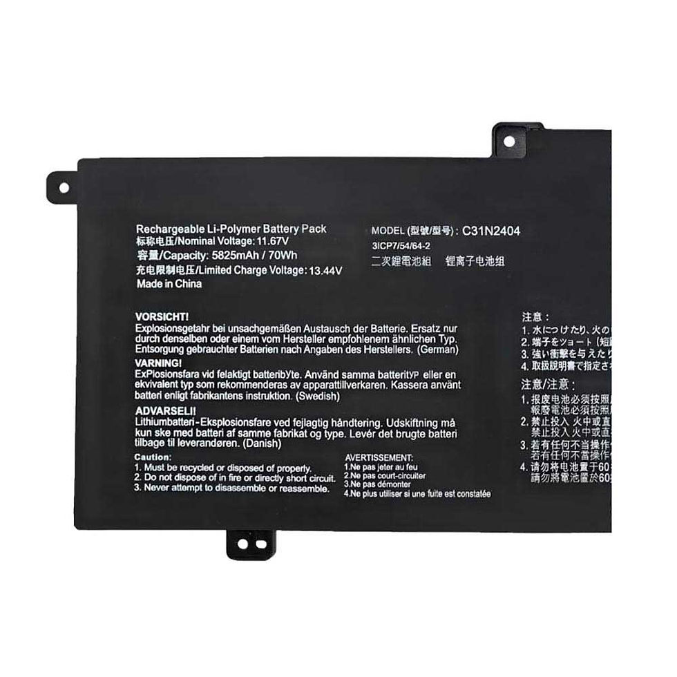 5825mAh Asus C31N2404 Batteria per Asus VivoBook S16 S3607QA