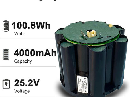 4000mAh Tineco FW200100CN Batteria per Tineco 3.0 LCD LED floor washer