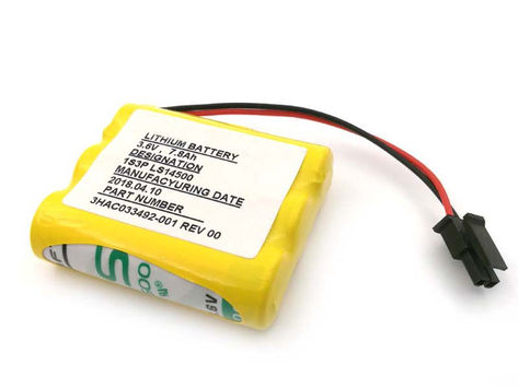 7.8Ah/28.08Wh 3HAC033492-001 Replacement Battery for ABB 1S3PLS14500