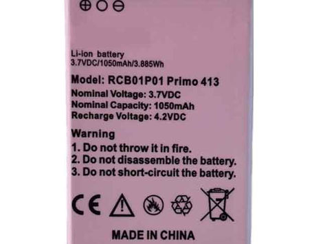 1050mAh RCB01P01-Primo-413 Replacement Battery for Doro RCB01P01 Primo 413