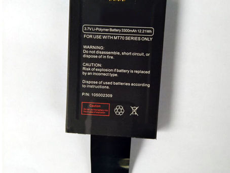 3300mAh/12.21WH Newland 105002309 Batteria per Newland MT70